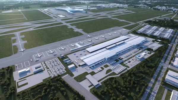 单体货站年货邮保障能力中部第一！郑州机场三期北货运区及飞翔区主体工程完工