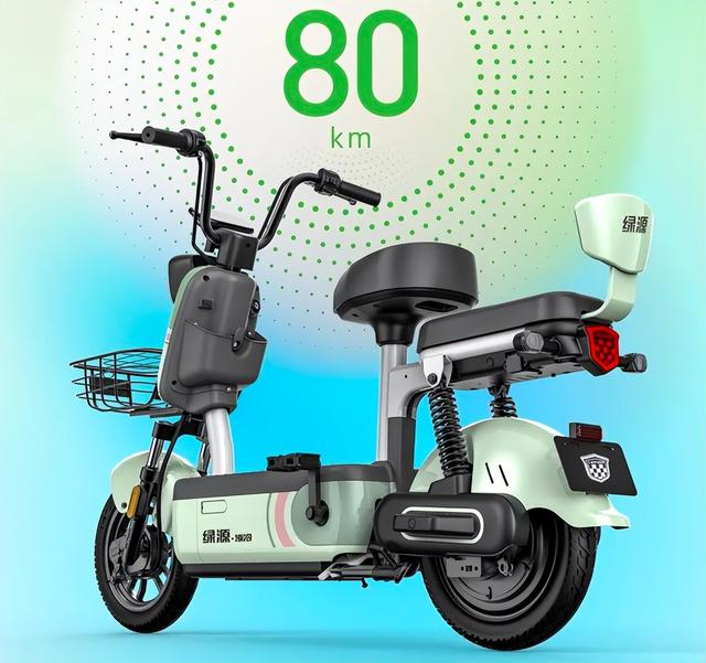 绿源卡乐07电动自行车测评：造型青春，带NFC解锁，80公里长续航
