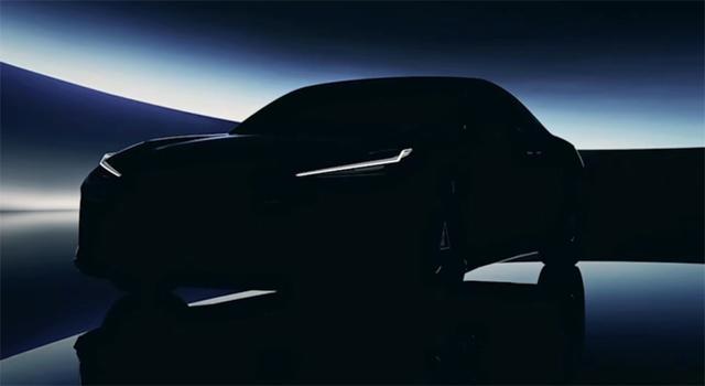 吉利中高端新能源系列首款车型预告图 三种动力形式/年内发布