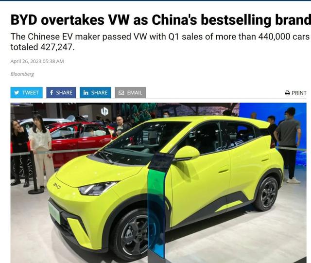 汽车外媒集体夸赞中国电动车，真怕了还是吹捧？